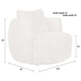Dutchbone Svetlo rjav fotelj Rocca – | Shoptok.si
