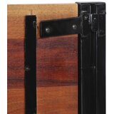 vidaXL Naglavna deska 180 cm trden predelan les in železo | Shoptok.si