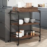  Kolica boja hrasta 81 5x41x92 5 cm konstruirano drvo | shoptok.hr