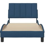  Okvir za krevet bez madraca Hanko plava 90x190cm od tkanine | Eponuda.com