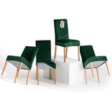 Restilo Zelene raztegljive prevleke v kompletu 4 ks za stol 48 cm Sento – | Shoptok.si