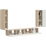  Set omare za televizijo na steni 4 pcs Sonoma hrast, (5000132527) | Shoptok.si