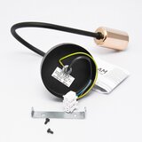  LED zidno svetlo TUBE 1xE27/15W/230V crno | Eponuda.com