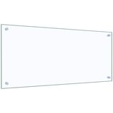  Kuhinjska zaštita od prskanja prozirna 90x40 cm kaljeno staklo | Eponuda.com