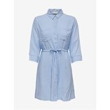 Only Light blue striped shirt dress CARMAKOMA Tamari - Ladies | shoptok.hr