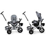 ECO TOYS Deluxe tricikl rotirajući 360° s tendom sive boje | shoptok.hr