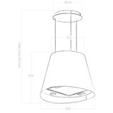 Elica viseća napa JUNO BL/F/50 | shoptok.hr