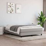  Box spring s madracem svjetlosiva 160x200 cm tkanina Cijene