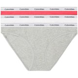 Calvin Klein Spodnje hlačke pegasto siva / svetlo rdeča / črna / bela Cene