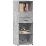  Visoka komoda boja betona 45 x 42 5 x 124 cm konstruirano drvo | shoptok.hr