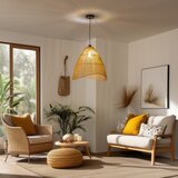  Brilagi - LED luster na sajli CERIA BOHO 1xE27/40W/230V prečnik 70 cm braon | Eponuda.com