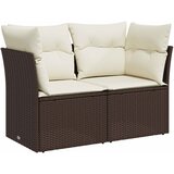  Set sofe 7 kom. Smeđa i krem bijela 234 x 234 x 85 cm | shoptok.hr