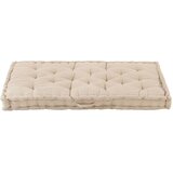  Paletni podni jastuk pamučni 120 x 80 x 10 cm bež | Eponuda.com