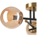 LAMKUR plafonski luster malena 3xE14/5W/230V zlatna/crna/dimno bež | Eponuda.com