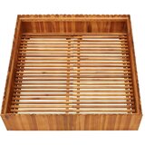  Posuda za sadnju 100 x 100 x 25 cm masivno bagremovo drvo | shoptok.hr