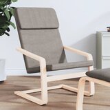 The Living Store Stol za sproščanje taupe blago - Stol Za Sproščanje, (21420477) Cene