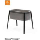 Stokke DODATNA POSTELJICA Snoozi bukev siva, črna | Shoptok.si
