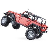 Lean_Toys Kocke za sestavljanje daljinsko voden terenski avtomobil Red CADA 1941 Elements | Shoptok.si
