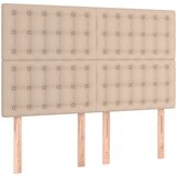Maison Chic Posteljno vzglavje - Vzglavna omarica 4 kosa kapučino 72x5x78/88 cm umetno usnje, (22076995) Cene