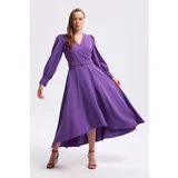 Gusto long Dress - Purple