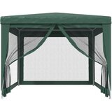 Šator za zabave s 4 mrežasta bočna zida zeleni 3 x 4 m HDPE | shoptok.hr