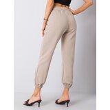 RUE PARIS Sweatpants-RV-DR-6120.03P-beige | Shoptok.si
