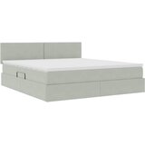  Krevet s od storage Svijetlo siva 180 x 200 cm Baršun | shoptok.hr