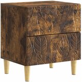  Noćni ormarić 2 pcs Dimljeni hrast 43 x 34,5 x 48 cm | shoptok.hr