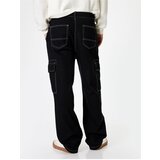 Koton Denim Cargo Pants Oversize Pocket Detailed Cotton | Shoptok.si