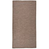 vidaXL Vanjski tepih ravnog tkanja 100 x 200 cm smeđi Cijene