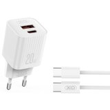 XO L147 Kućni punjač 20W PD + Type C kabl 1m ( 0347 ) | ePonuda.com