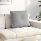  Jastuk za leđa Oblačnosiva 60 x 19 x 50 cm tkanina | shoptok.hr