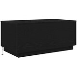  Klub stolić s LED svjetlima crni hrast 90x50x40 cm | Eponuda.ba