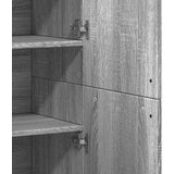  Visoka komoda siva sonome 80x35x180 cm od konstruiranog drva | shoptok.hr