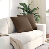  Jastučići za sofu 2 pcs Smeđa 50 x 50 cm tkanina | shoptok.hr