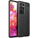 Cadorabo Case, združljiv s Samsungom v Deep Black - zaščitni pokrov iz silikona TPU z plemenito imitacijsko usnjeno uporabo, (20587345) | Shoptok.si