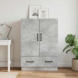  Kreveta Betonska siva 66 x 34,5 x 92 cm Konstruirano drvo | shoptok.hr
