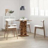 Bistro stol boja dimljenog hrasta 60x60x75 cm konstruirano drvo | shoptok.hr