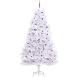  Umjetno božićno drvce s nogom Bijela 270 cm PVC i čelik | shoptok.hr