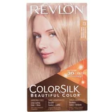Revlon Colorsilk Beautiful Color nijansa 73 Champagne Blonde darovni set boja za kosu Colorsilk Beautiful Color 59,1 ml + razvijač boje 59,1 ml + regenerator 11,8 ml + rukavice