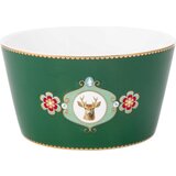 Pip Studio Love Birds - skleda Deer, Ø 15 cm - Dark Green Cene