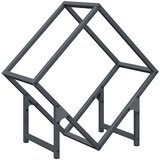  Stalak za drva antracit 50x25x50 cm hladno valjani čelik | shoptok.hr