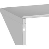  Zidna polica 75x30x31 cm srebrna od nehrđajućeg čelika | shoptok.hr