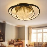 Nettlife LED stropna svetilka: 50 cm svetilka za dnevno sobo, 40 W zatemnljiva kuhinjska svetilka, (5000491374) Cene