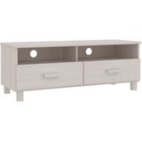 TV ormarić HAMAR bijeli 106 x 40 x 40 cm od masivne borovine | Eponuda.com