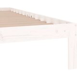  Posteljni okvir bel iz trdnega lesa 75x190 cm 2FT6, (20906108) | Shoptok.si