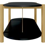  Stolić za kavu crni 110 x 48 x 40 cm od konstruiranog drva | Eponuda.ba