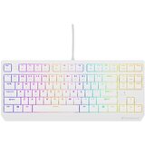Genesis Tastatura Thor 230 TKL Mechanical Outemu Red Switches RGB - White Cene