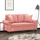 Ukrasni jastuci 2 kom ružičasti 40 x 40 cm baršunasti | shoptok.hr