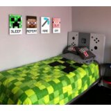  Minecraft slike - najbolji likovi na platnu - eat, sleep, mine, repeat () | ePonuda.com